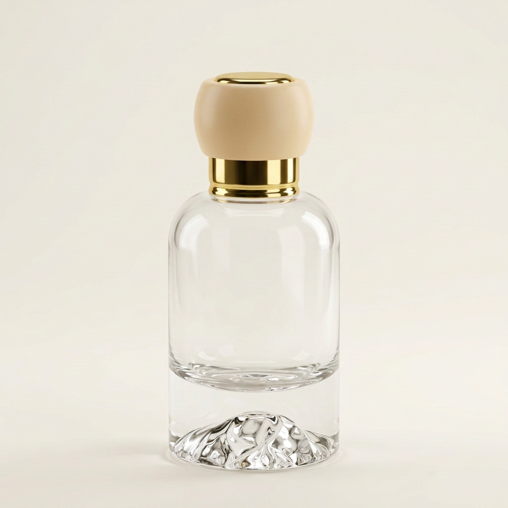 50 ml Dağ model boş parfüm şişesi - kapak seçeneği 1