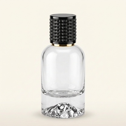 50 ml Dağ model boş parfüm şişesi - kapak seçeneği 2