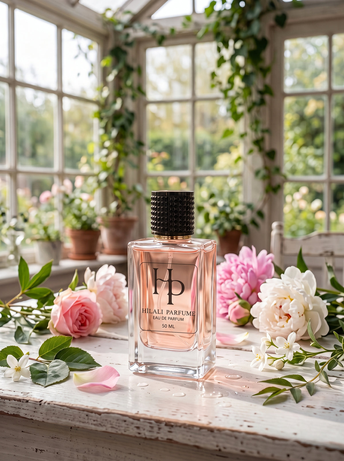 Hilali 50 ml LV model şişe, Çiçeksi koku görseli