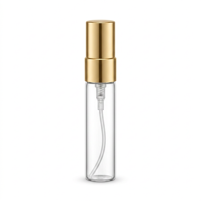 5 ml kapaklı tester şişesi, beyaz arka planlı ürün fotoğrafı